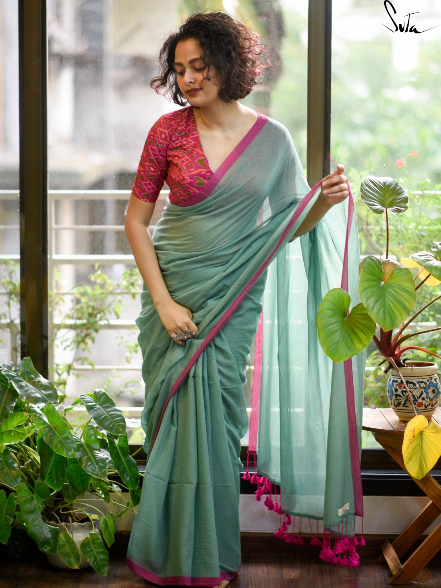 mulmul, mul, saree, sari, handmade, handloom, made in heaven, suta, s –  Sutastore.com